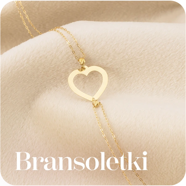 Złote bransoletki - sklep internetowy Coomi